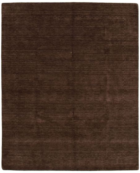 Casual  Tribal Brown Area rug 6x9 Indian Hand Loomed 359173