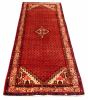 Indian Royal Sarough 3'6" x 10'4" Hand-knotted Wool Red Rug
