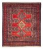 Bordered  Traditional Red Area rug 3x5 Persian Hand-knotted 353264