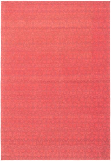 Casual  Transitional Red Area rug 5x8 Indian Handmade 306491