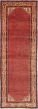 Bordered  Traditional Red Runner rug 10-ft-runner Persian Hand-knotted 278905