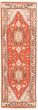Bordered  Traditional Brown Runner rug 6-ft-runner Indian Hand-knotted 344126