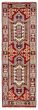 Bordered  Traditional Red Runner rug 7-ft-runner Indian Hand-knotted 363167