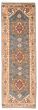 Bordered  Traditional Blue Runner rug 8-ft-runner Indian Hand-knotted 369950