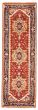 Bordered  Traditional Red Runner rug 8-ft-runner Indian Hand-knotted 369955