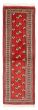 Bordered  Tribal Red Runner rug 6-ft-runner Persian Hand-knotted 382419