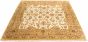 Indian Sultanabad 12'1" x 12'2" Hand-knotted Wool Rug 