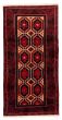 Bordered  Tribal Red Area rug 3x5 Afghan Hand-knotted 332867