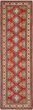 Bordered  Traditional Red Runner rug 9-ft-runner Afghan Hand-knotted 268056