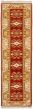 Bordered  Traditional Brown Runner rug 10-ft-runner Turkish Hand-knotted 293717