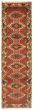 Bordered  Traditional Brown Runner rug 10-ft-runner Indian Hand-knotted 346890