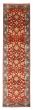 Bordered  Traditional Red Runner rug 10-ft-runner Indian Hand-knotted 377910