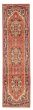 Bordered  Traditional Red Runner rug 10-ft-runner Indian Hand-knotted 386891