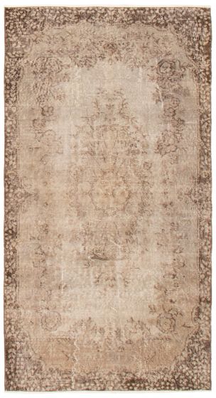 Bordered  Transitional Grey Area rug 4x6 Turkish Hand-knotted 361221
