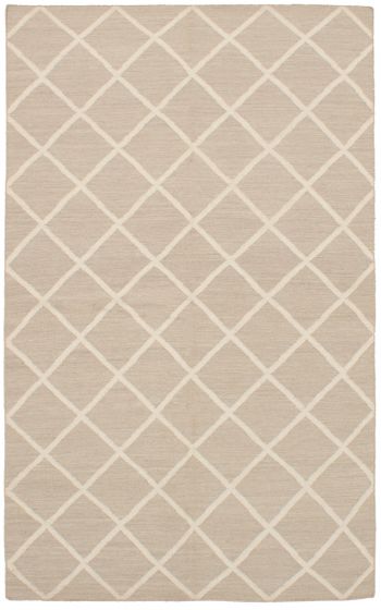 Bohemian  Transitional Green Area rug 5x8 Turkish Flat-weave 259579