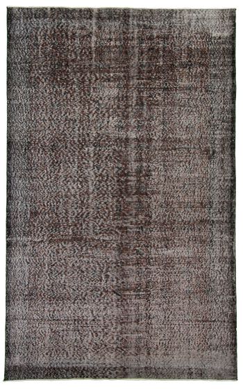 Overdyed  Transitional Brown Area rug 5x8 Turkish Hand-knotted 323736