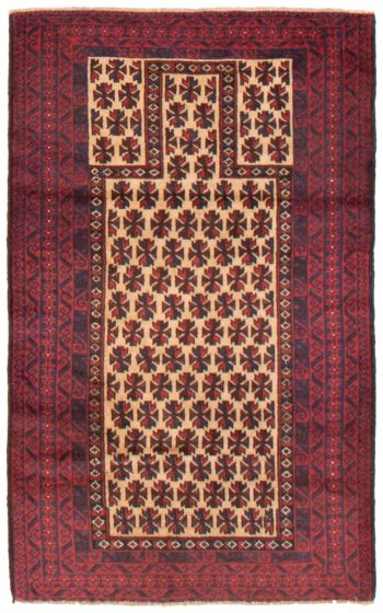 Bordered  Tribal Yellow Area rug 3x5 Afghan Hand-knotted 359165