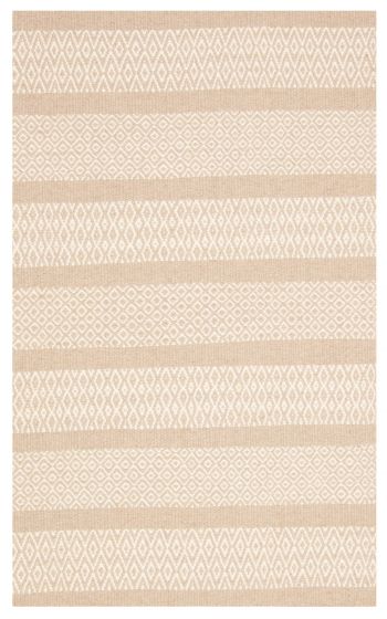 Contemporary/Modern  Transitional Brown Area rug 3x5 Turkish Flat-Weave 374905