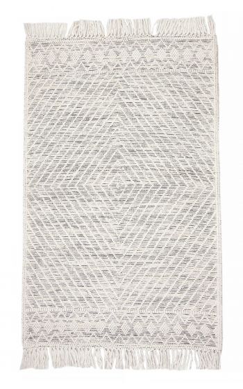 Braided  Transitional Ivory Area rug 5x8 Indian Braided Weave 375921