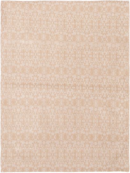 Casual  Transitional Grey Area rug 4x6 Indian Handmade 307522