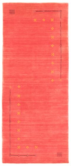 Gabbeh  Tribal Pink Runner rug 6-ft-runner Indian Hand Loomed 355080