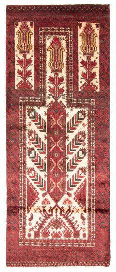 Bordered  Traditional Ivory Area rug 3x5 Persian Hand-knotted 380789