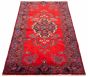 Persian Style 4'11" x 10'1" Hand-knotted Wool Rug 