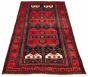 Persian Style 4'11" x 10'8" Hand-knotted Wool Rug 