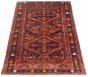 Persian Style 3'7" x 6'6" Hand-knotted Wool Rug 