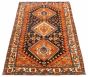 Persian Style 4'2" x 7'7" Hand-knotted Wool Rug 