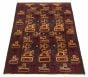 Afghan Rare War 3'9" x 6'9" Hand-knotted Wool Rug 