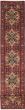 Floral  Traditional Red Runner rug 20-ft-runner Indian Hand-knotted 219838