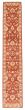 Bordered  Traditional Red Runner rug 15-ft-runner Afghan Hand-knotted 379361