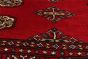 Traditional Red Area rug 3x5 Pakistani Hand-knotted 204918