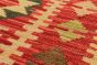 Traditional Red Area rug 5x8 Turkish Flat-weave 212600