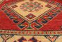 Geometric  Traditional Red Runner rug 10-ft-runner Afghan Hand-knotted 221287