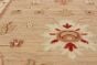 Traditional Ivory Runner rug 8-ft-runner Indian Hand-knotted 223828