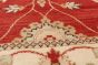 Traditional Red Area rug 4x6 Indian Hand-knotted 223889