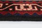 Persian Koliai 4'1" x 10'3" Hand-knotted Wool Dark Red Rug