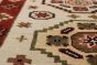 Traditional Ivory Runner rug 10-ft-runner Indian Hand-knotted 233460
