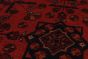 Geometric  Tribal Red Runner rug 10-ft-runner Afghan Hand-knotted 235826