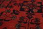 Traditional Red Area rug 4x6 Afghan Hand-knotted 236251