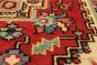 Floral  Traditional Red Runner rug 10-ft-runner Indian Hand-knotted 237556