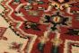 Traditional Red Runner rug 8-ft-runner Indian Hand-knotted 243254