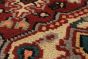 Geometric  Traditional Red Runner rug 10-ft-runner Indian Hand-knotted 243648