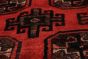 Traditional Red Area rug Unique Persian Hand-knotted 243908