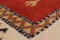 Geometric  Traditional Red Area rug 4x6 Turkish Hand-knotted 245105