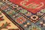 Geometric  Traditional Red Area rug 10x14 Afghan Hand-knotted 247176