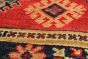 Geometric  Traditional Red Runner rug 17-ft-runner Afghan Hand-knotted 247574