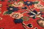 Floral  Traditional Red Runner rug 12-ft-runner Persian Hand-knotted 247872